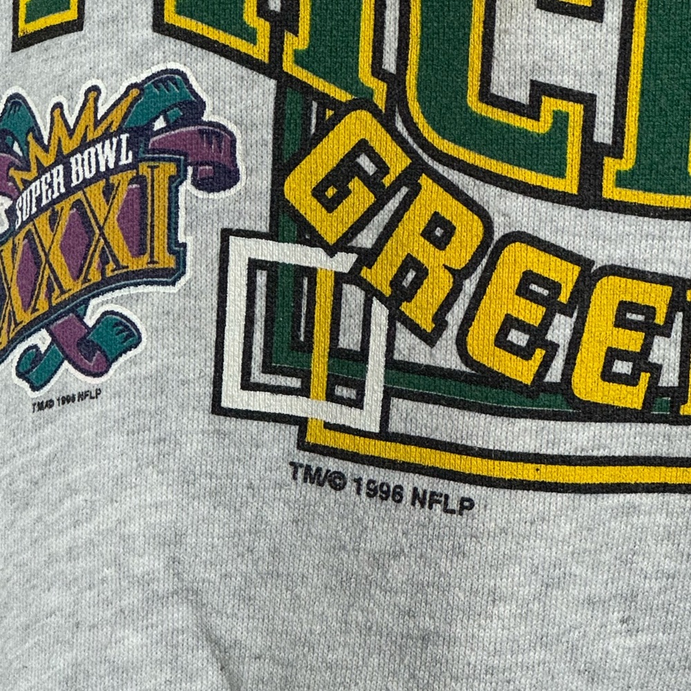 Vintage Green Bay Packers Super Bowl Crewneck Sweatshirt – XL - Picture 3 of 8